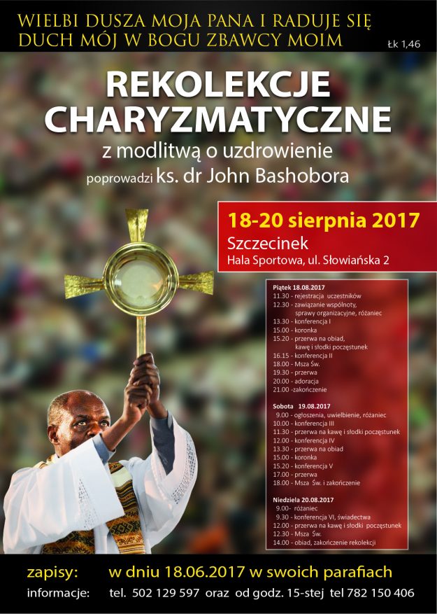 2017.08.18-20 – Ks. J. Bashobora w Szczecinku (plakat)